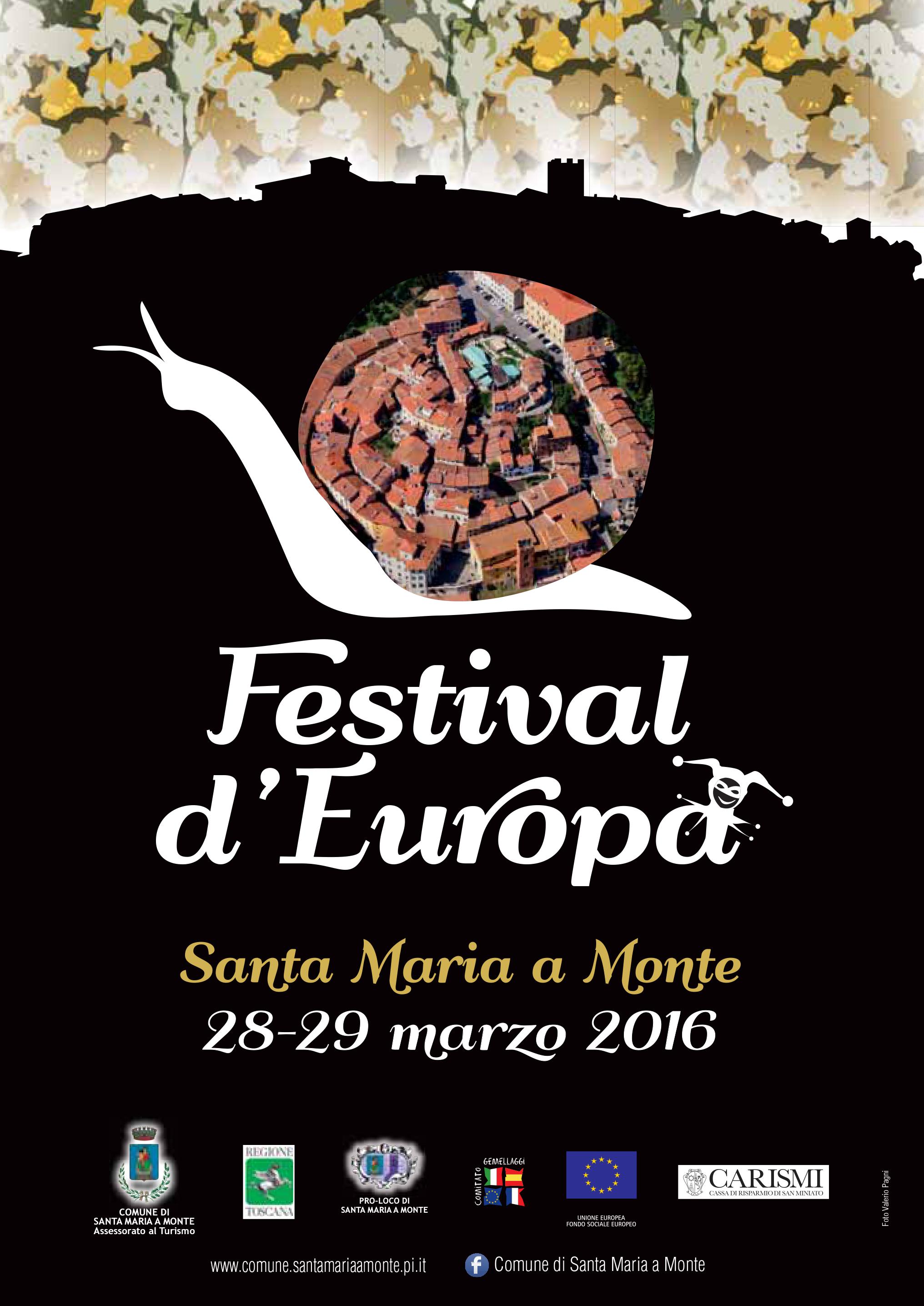Festival d'Europa 2016 - Tutti gli eventi di martedì 29 marzo