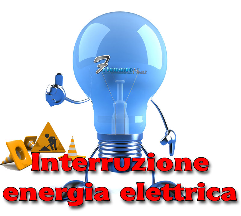 Interruzione Energia Elettrica - Lunedì 31 Agosto